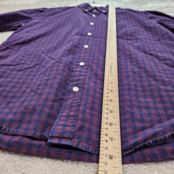 Bonobos Shirt Slim Fit Button-Down Multicolor Plaid Pocket Long Sleeve Mens Sz M - Picture 5 of 10
